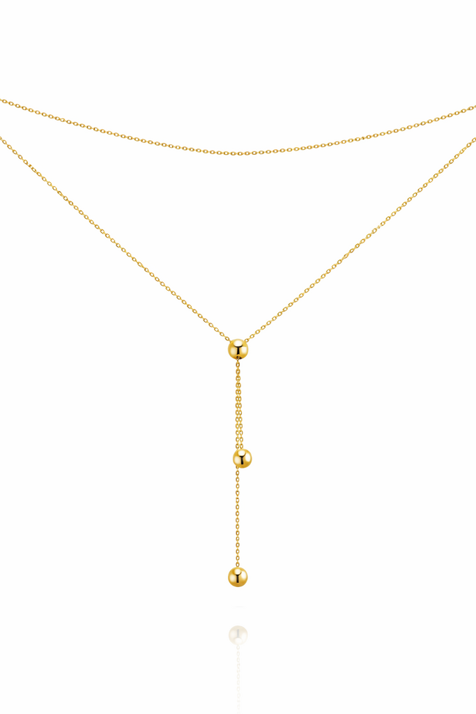Кольє трансформер | жовте золото |