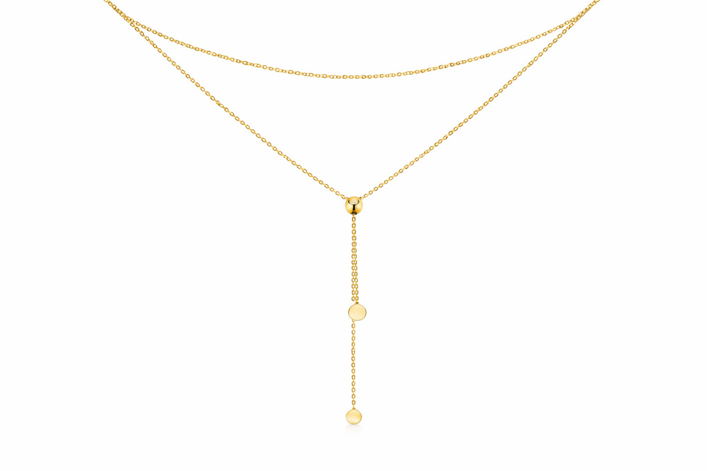 Кольє трансформер жовте золото