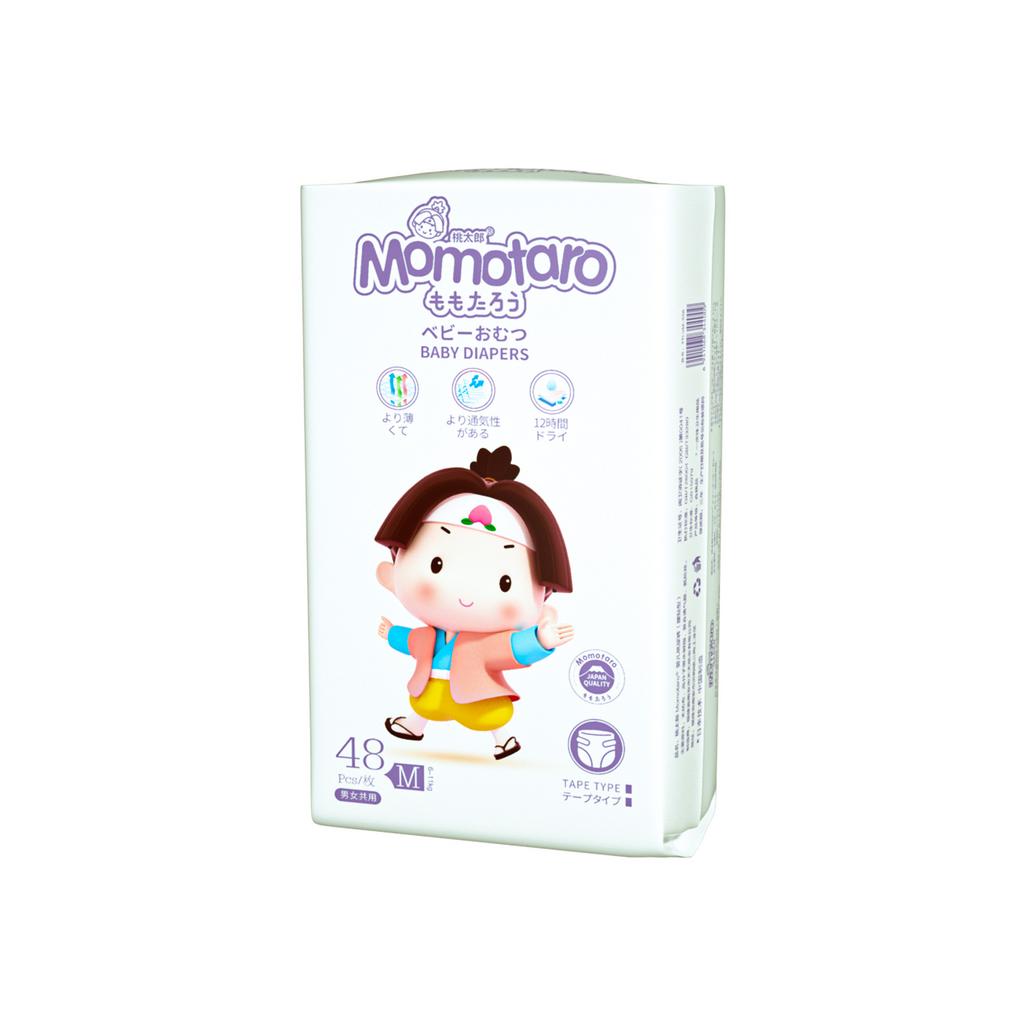 Scutece Momotaro, mărimea M, 48 de buc, 6 - 11 kg
