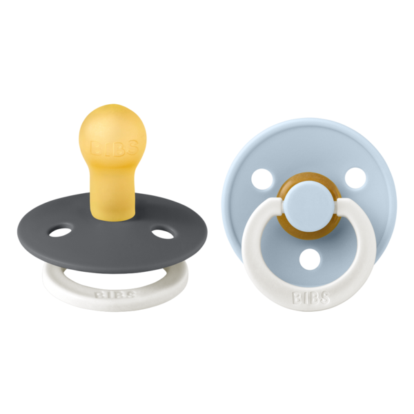 Suzete Bibs Colour Iron Night & Baby Blue Night 0-6