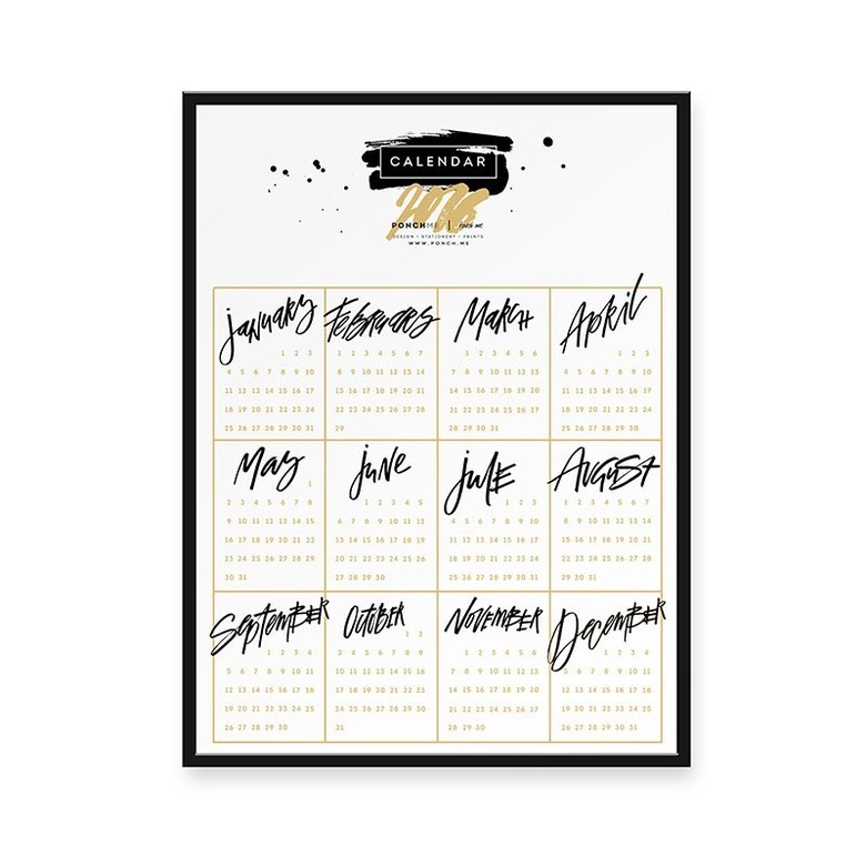 Календарь-постер