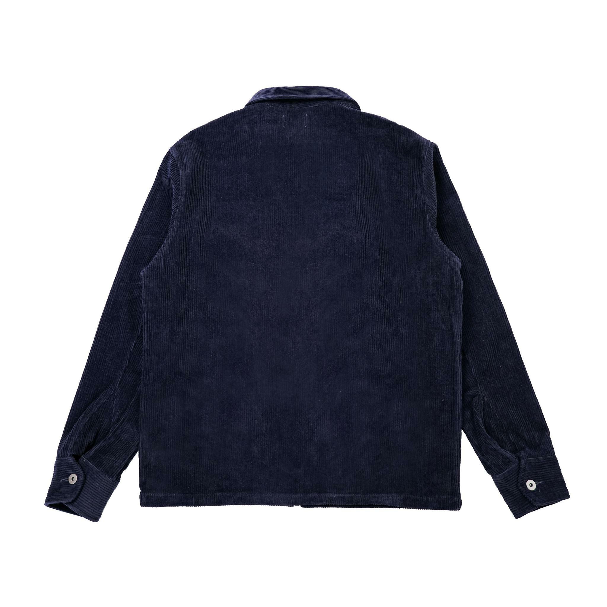 MAGAMAEV CORD WORK JACKET DARK BLUE