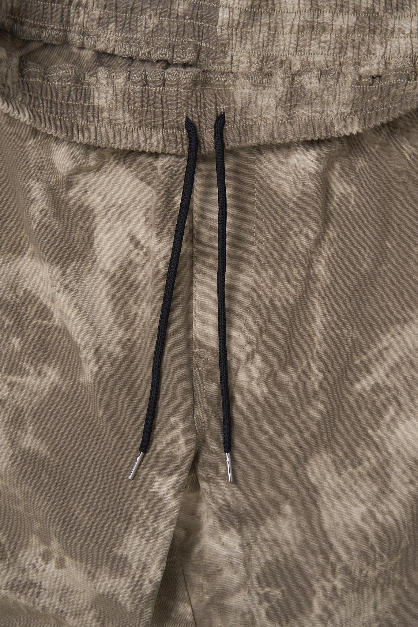 CANVAS TUBE PANTS TIE DYE KHAKI