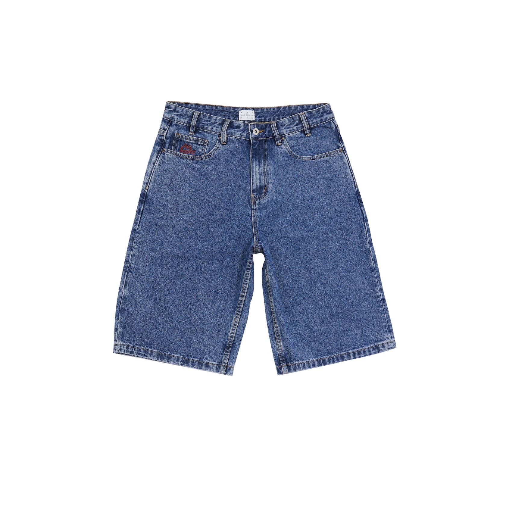 Denim blue jean shorts on sale