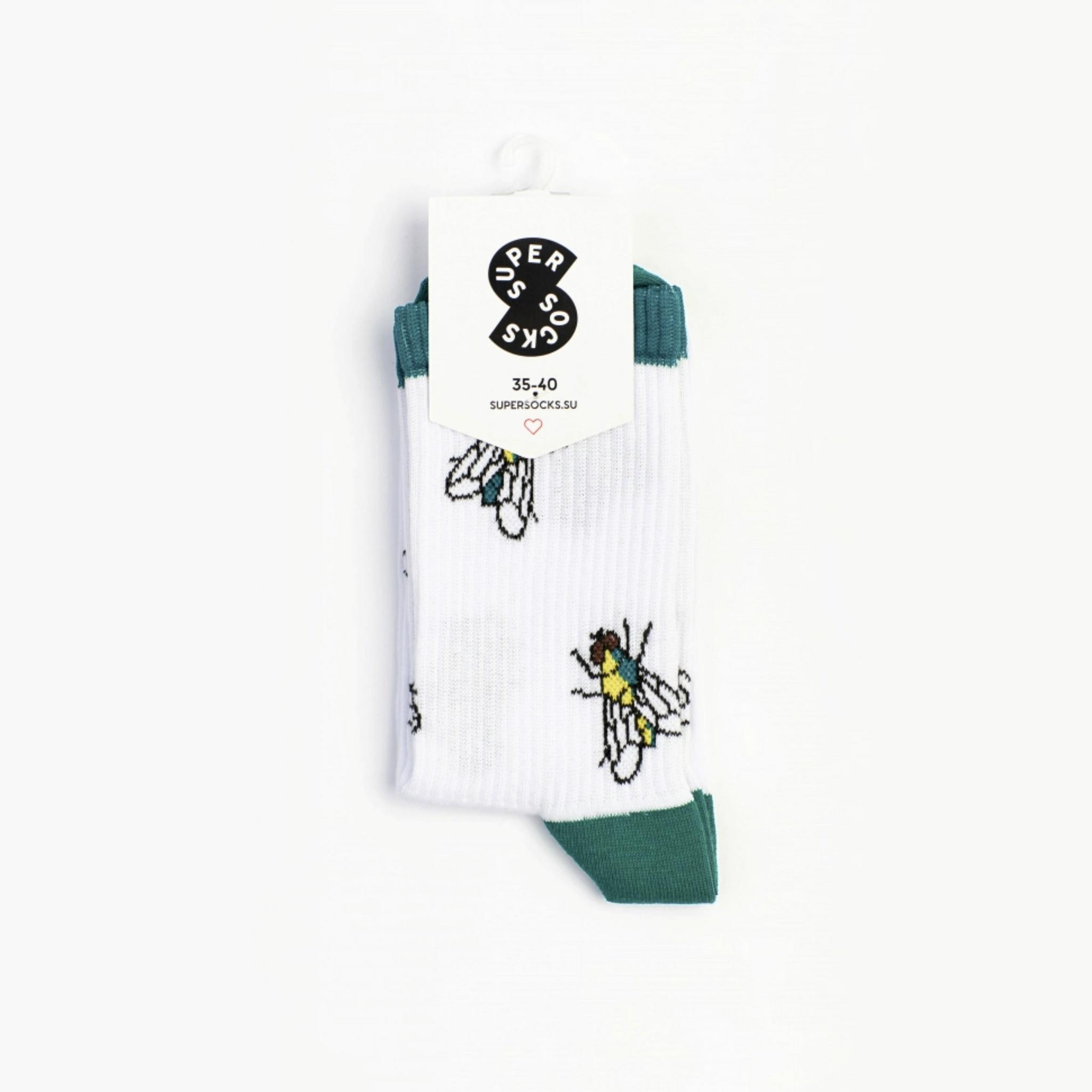 Носки SUPER SOCKS Муха паттерн
