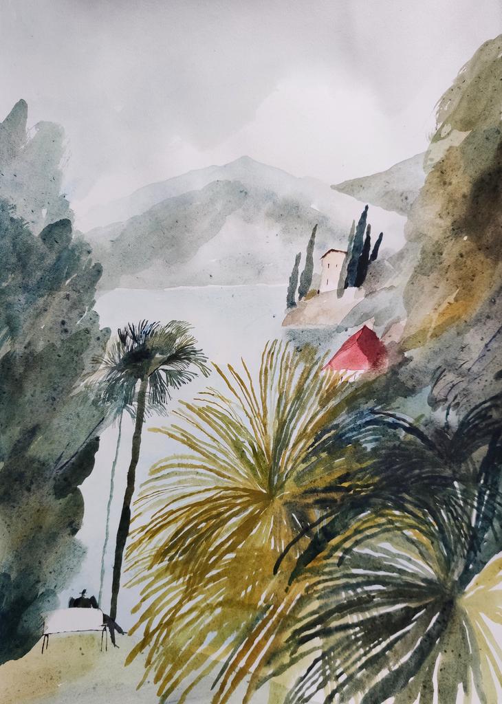 Original | Varrena. Lake Como