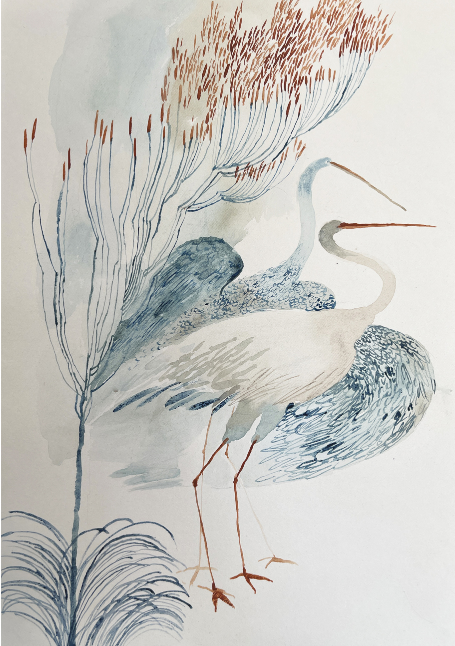 Original | Birds in the garden