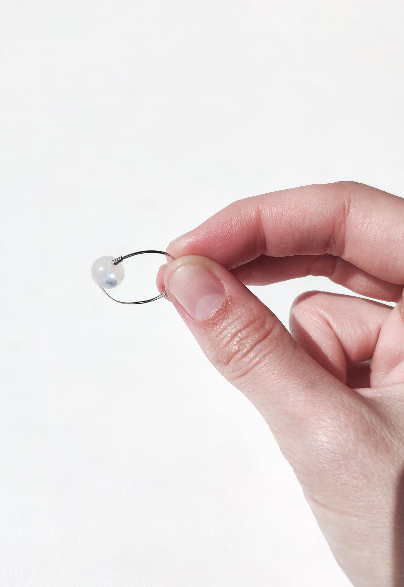 Кольцо с кварцем