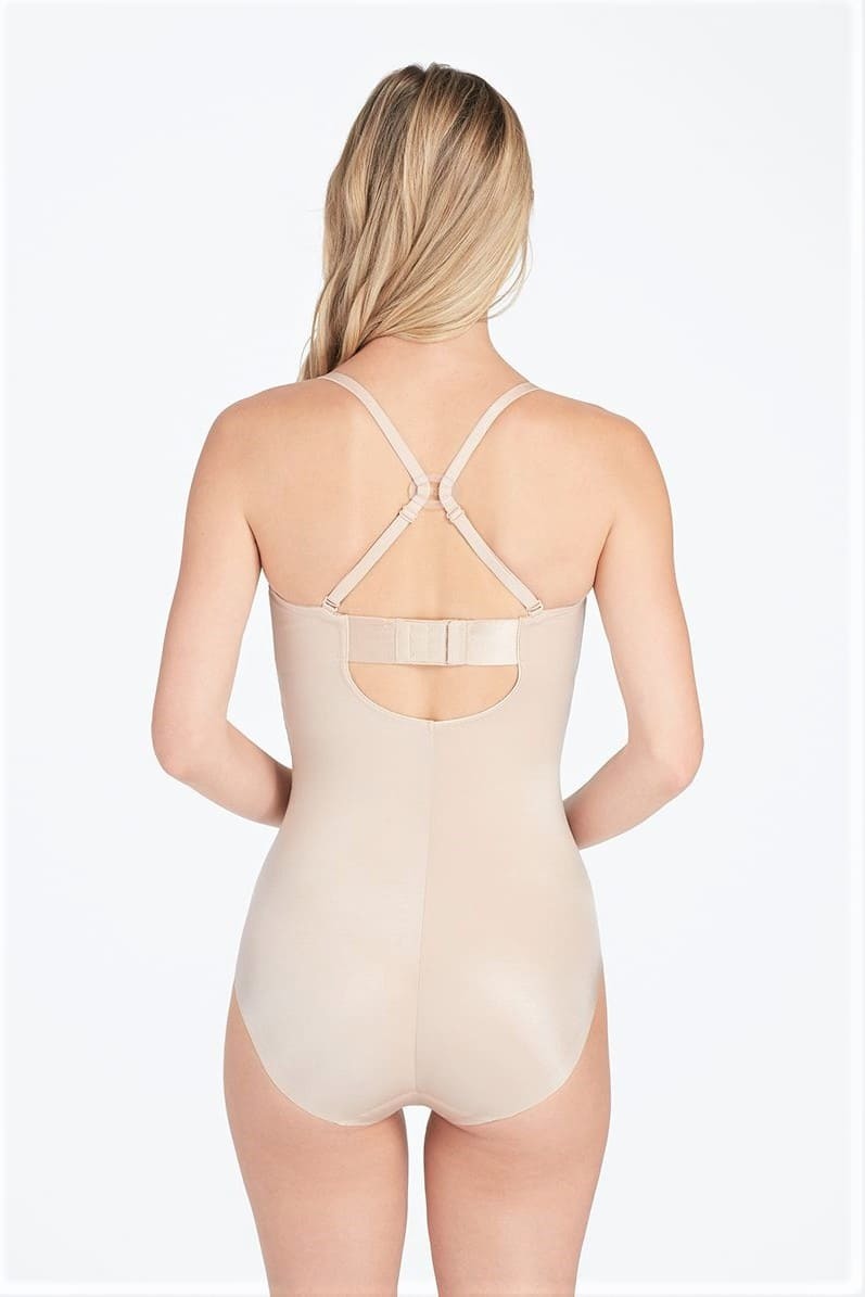 Белье > Корректирующее боди с чашечками SPANX Suit Your Fancy Strapless  Cupped Panty Bodysuit 10205R купить в интернет-магазине