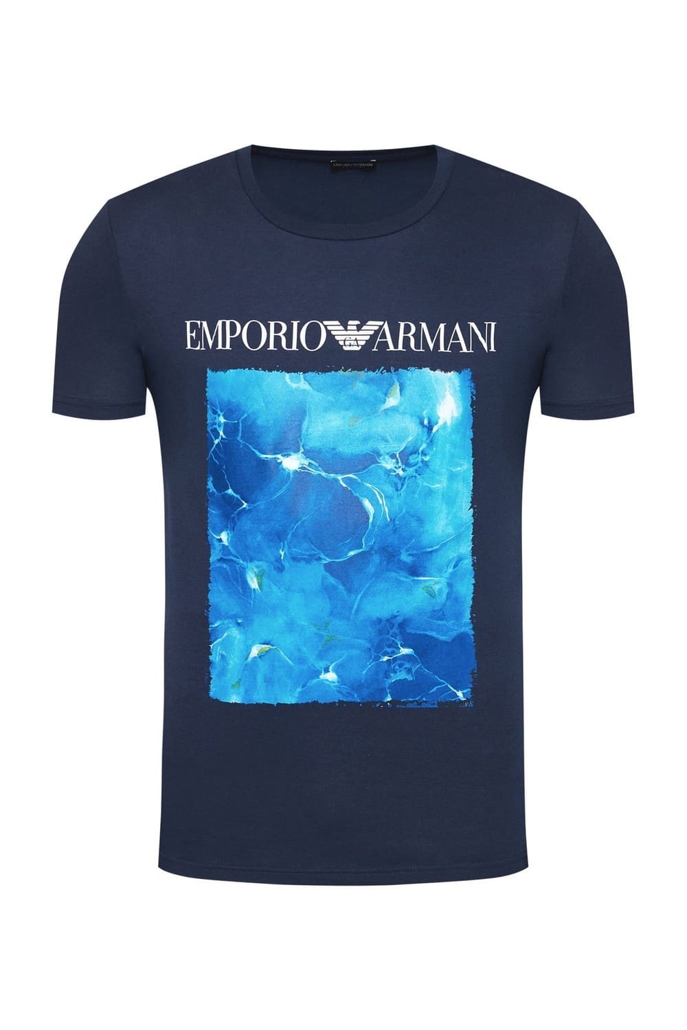 Домашняя одежда > Мужская футболка с принтом Emporio Armani 211818 1P468  купить в интернет-магазине