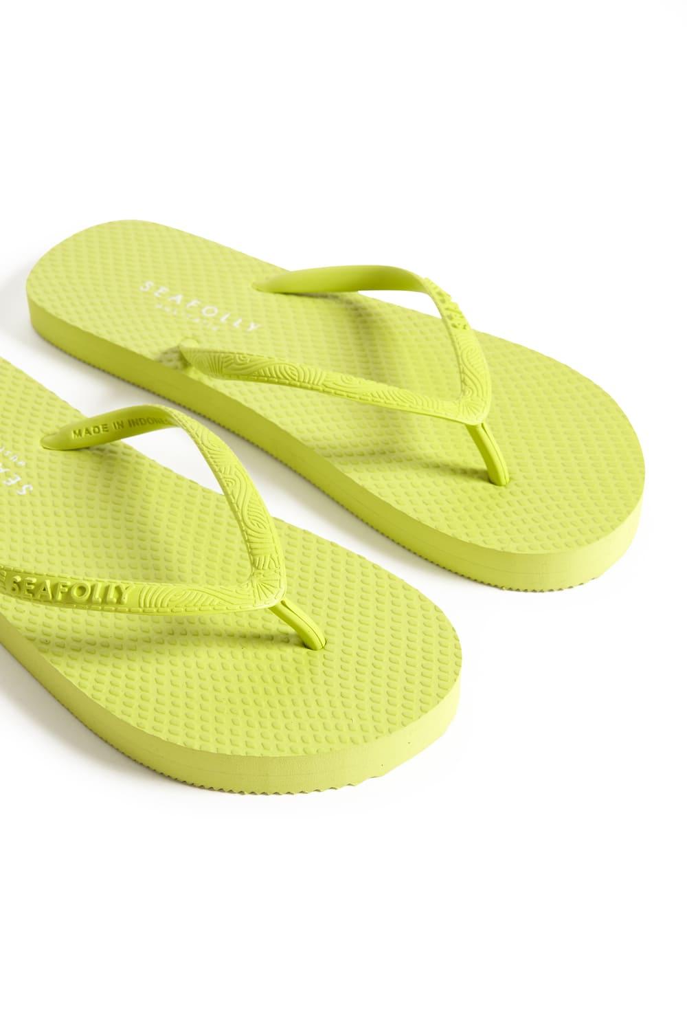 Lime green flip hot sale flops old navy