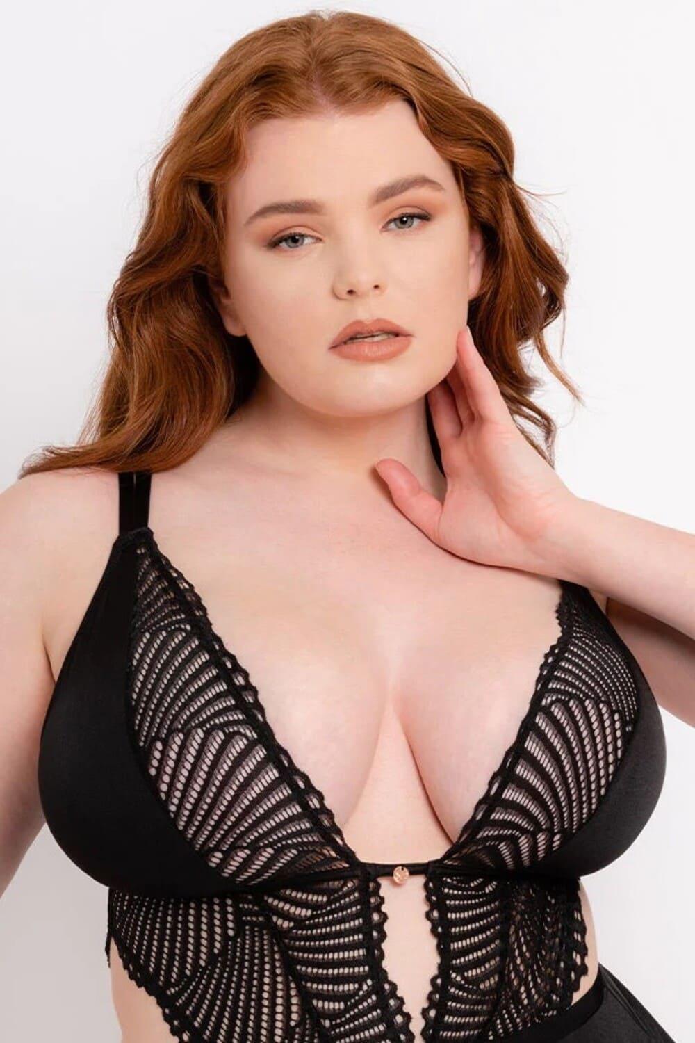 Белье > Боди из эластичного кружева Curvy Kate Scantilly After Hours  SN025327BLK купить в интернет-магазине