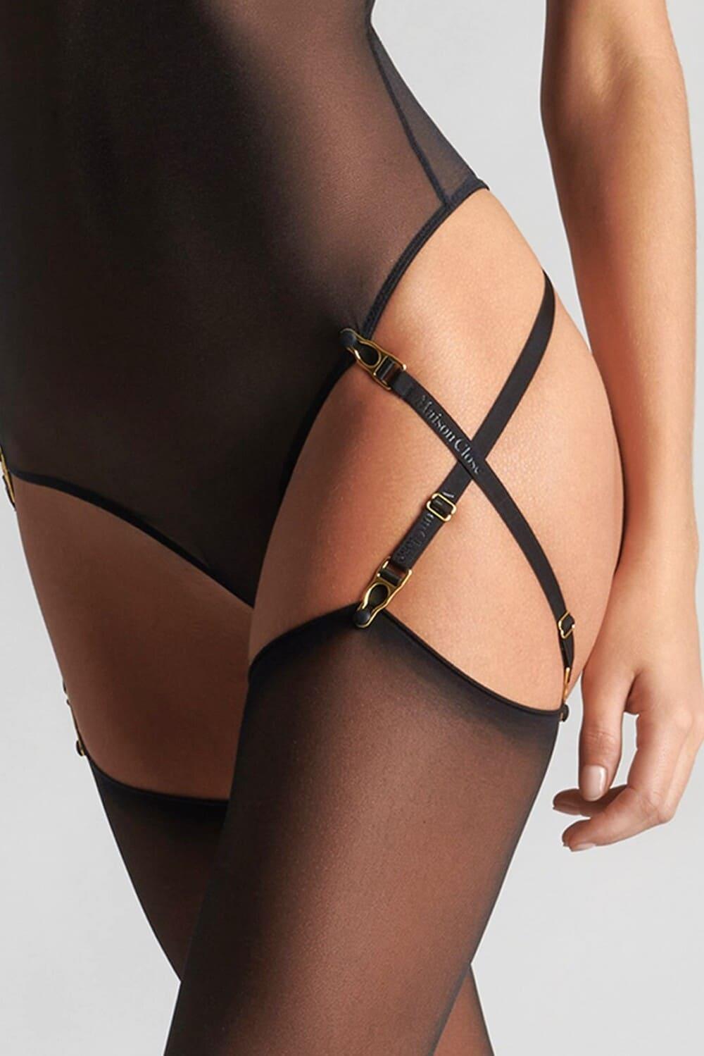 Двойные подвязки для чулок Maison Close 562448