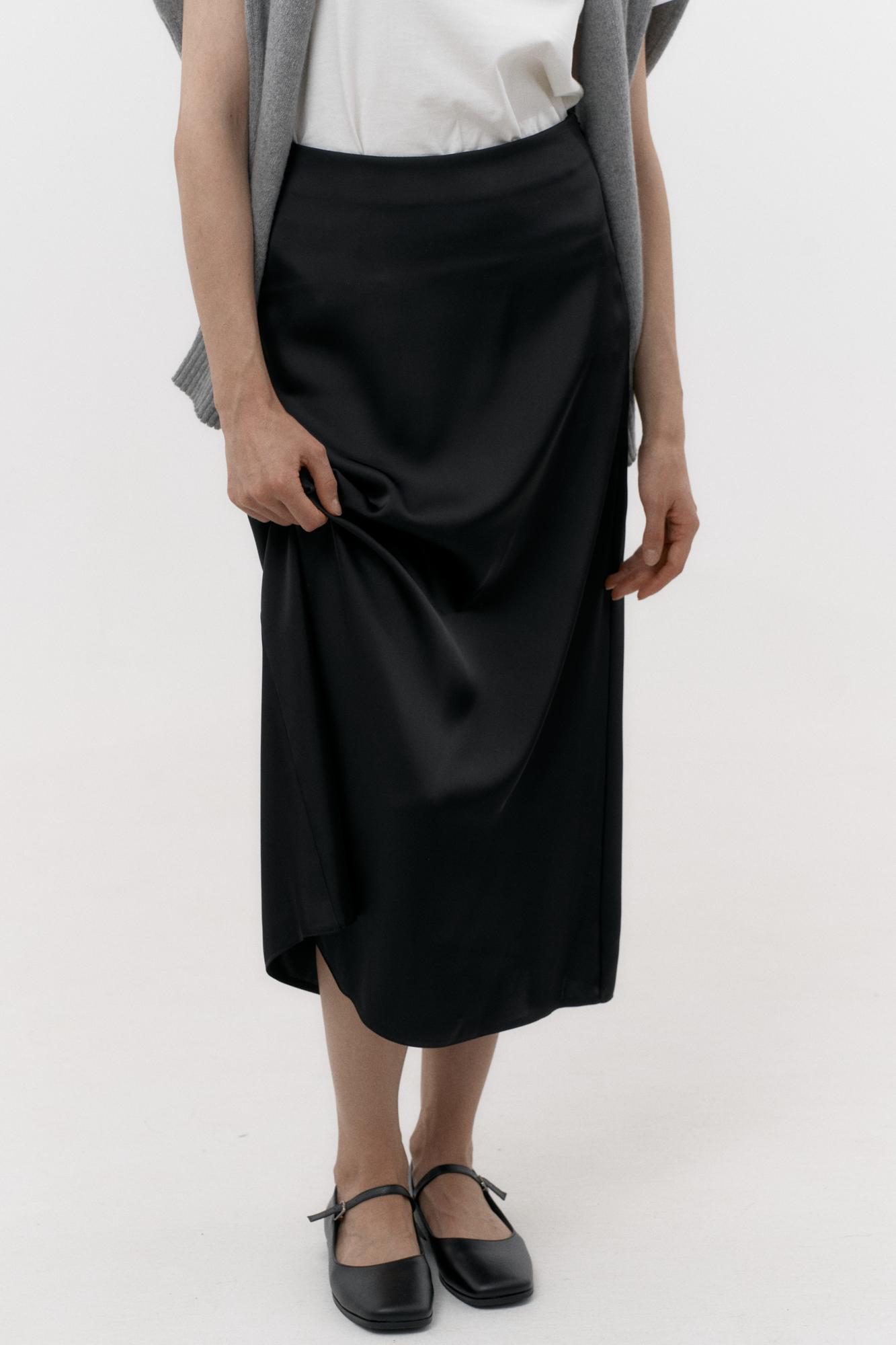 Сатинова спідниця