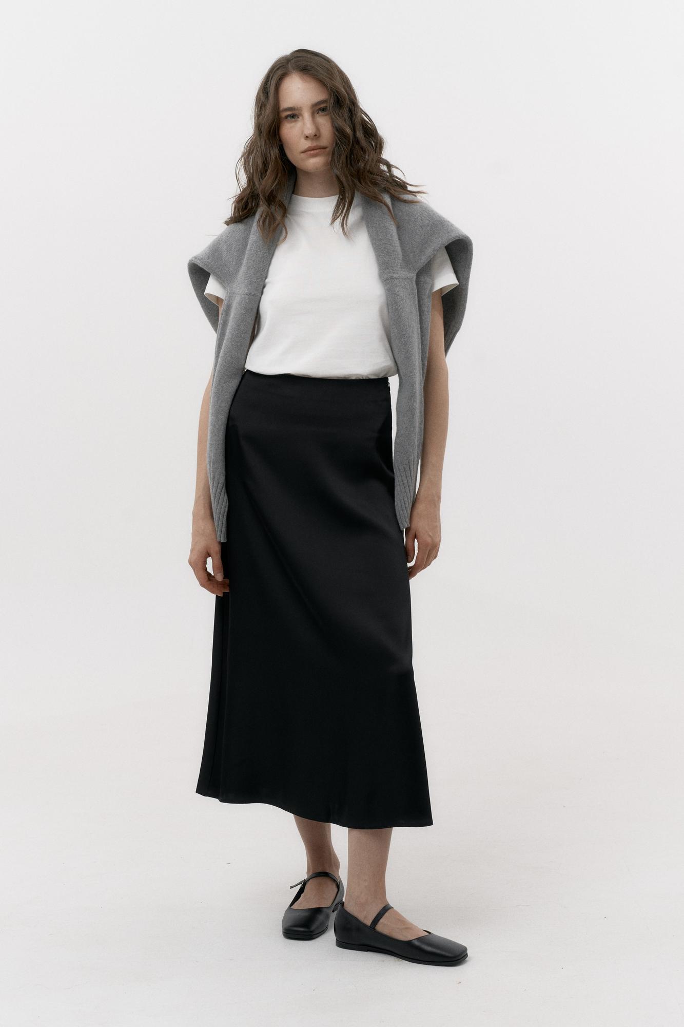 Сатинова спідниця