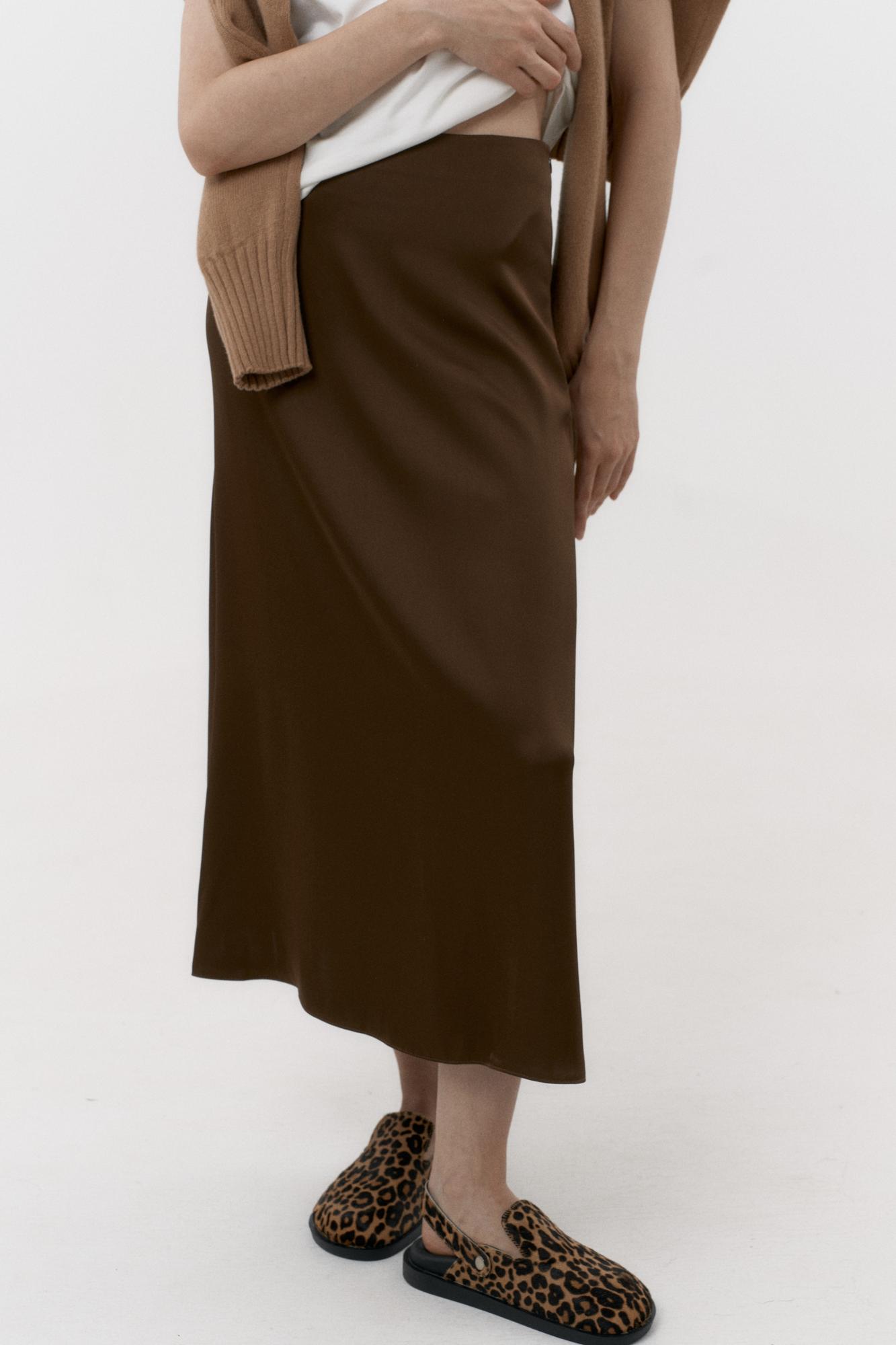 Сатинова спідниця