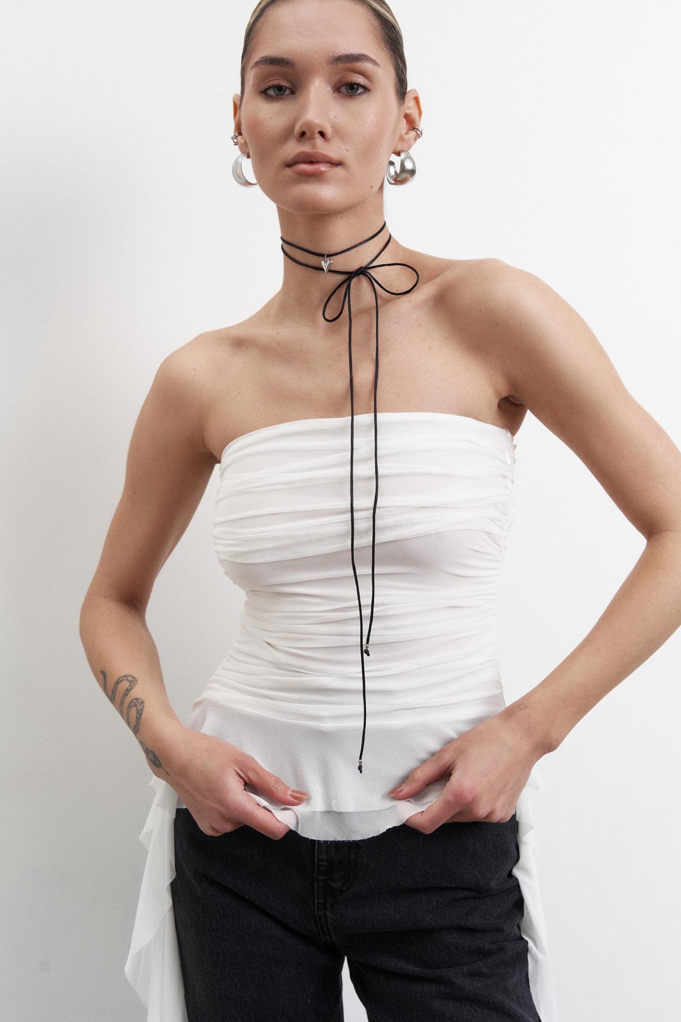 Топ бандо з воланами