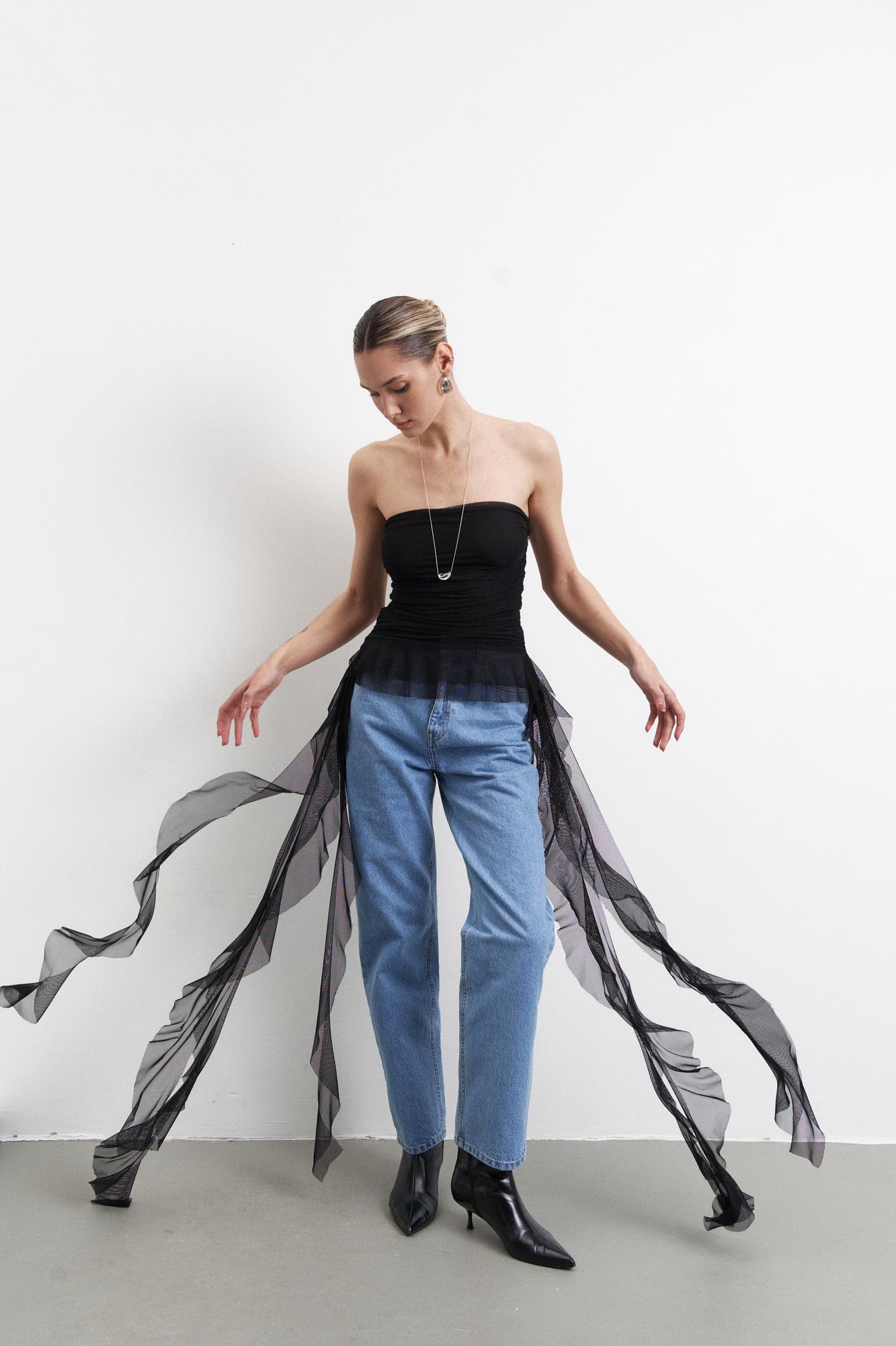 Топ бандо з воланами