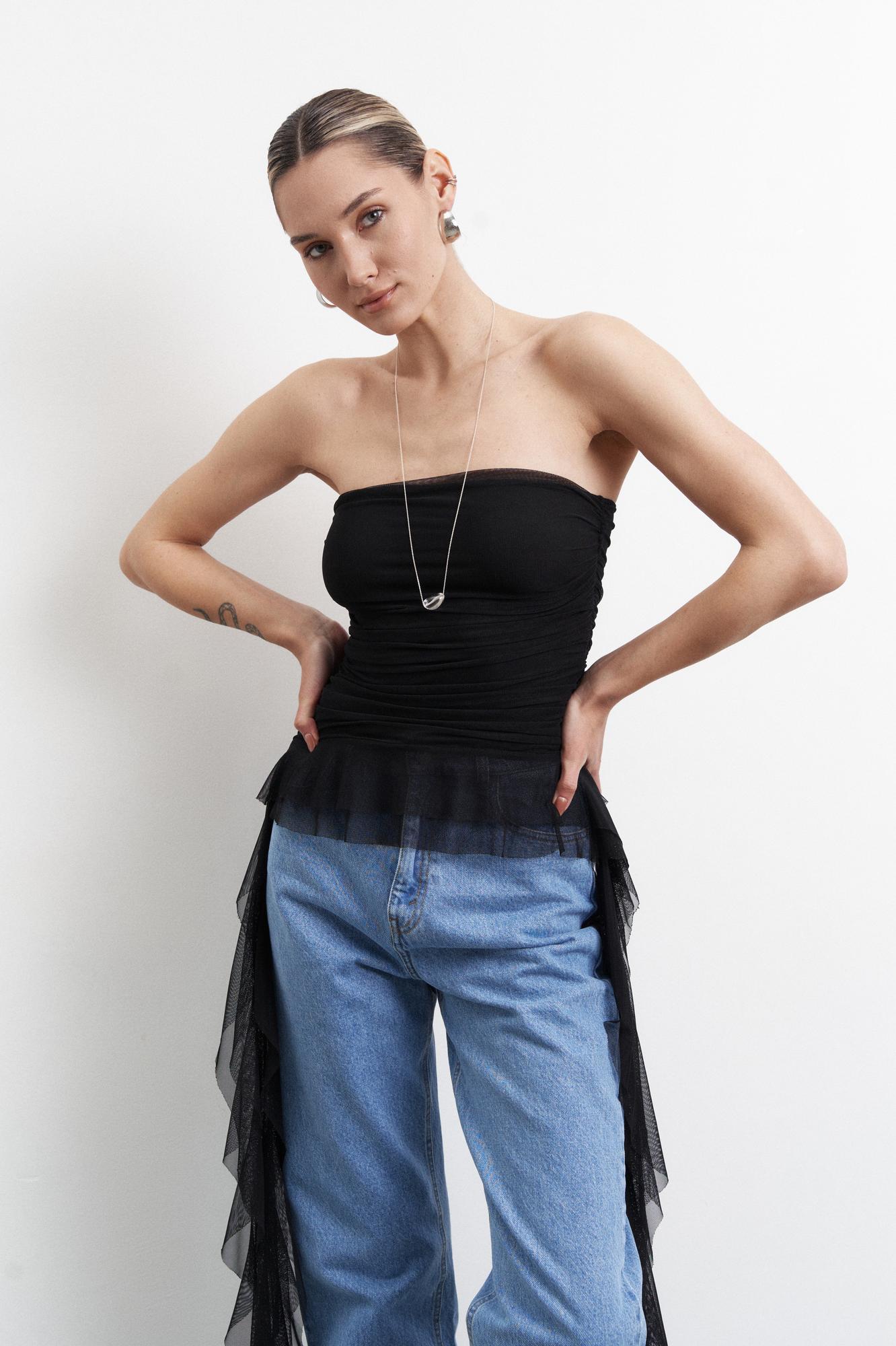 Топ бандо з воланами