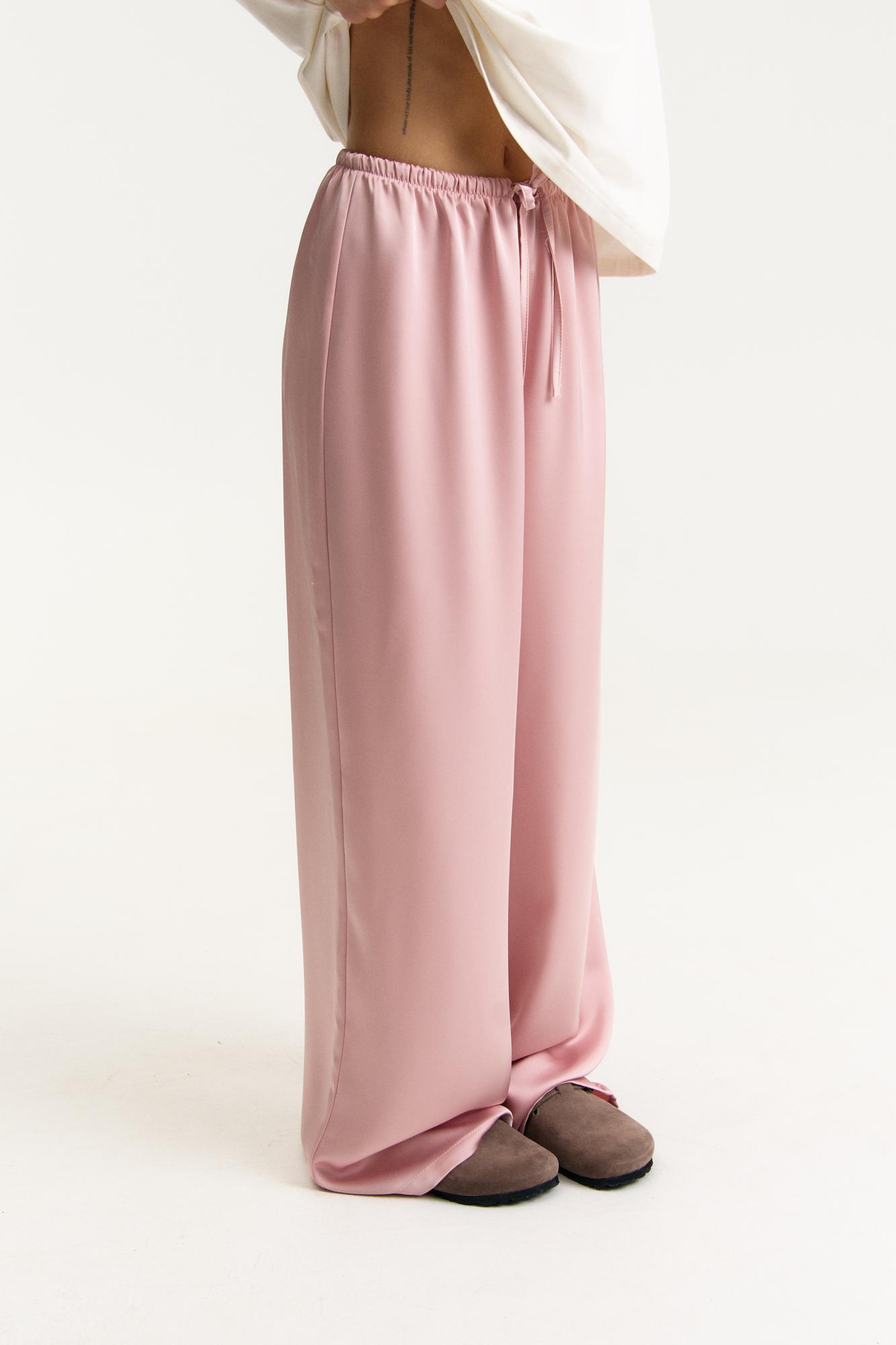 Вільні сатинові штани