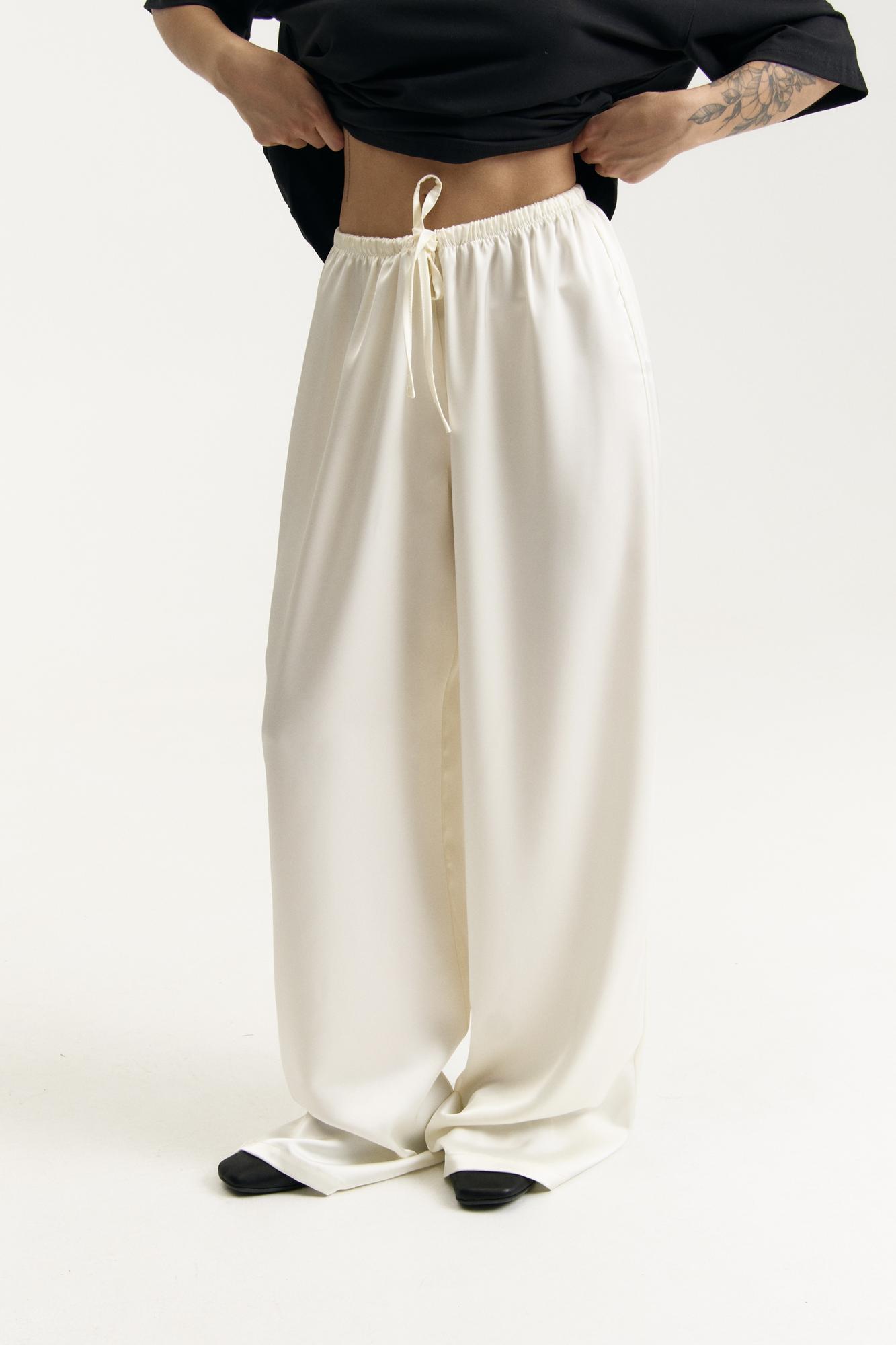 Вільні сатинові штани