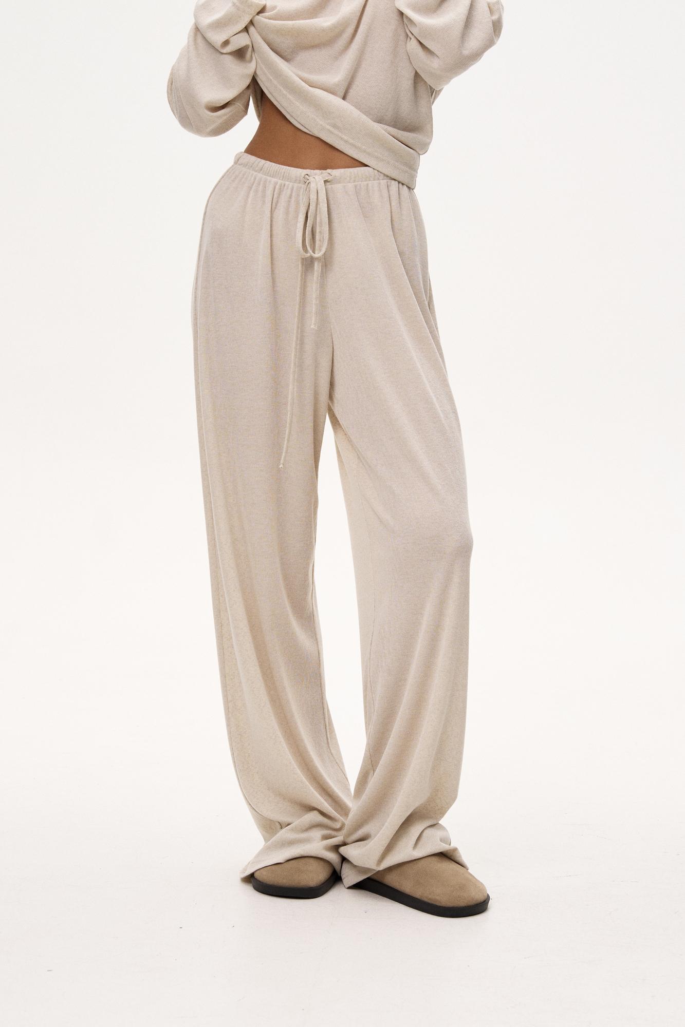 Трикотажні фактурні штани