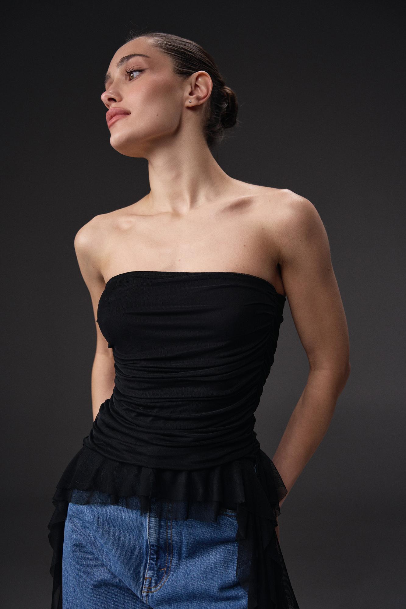 Топ бандо з воланами