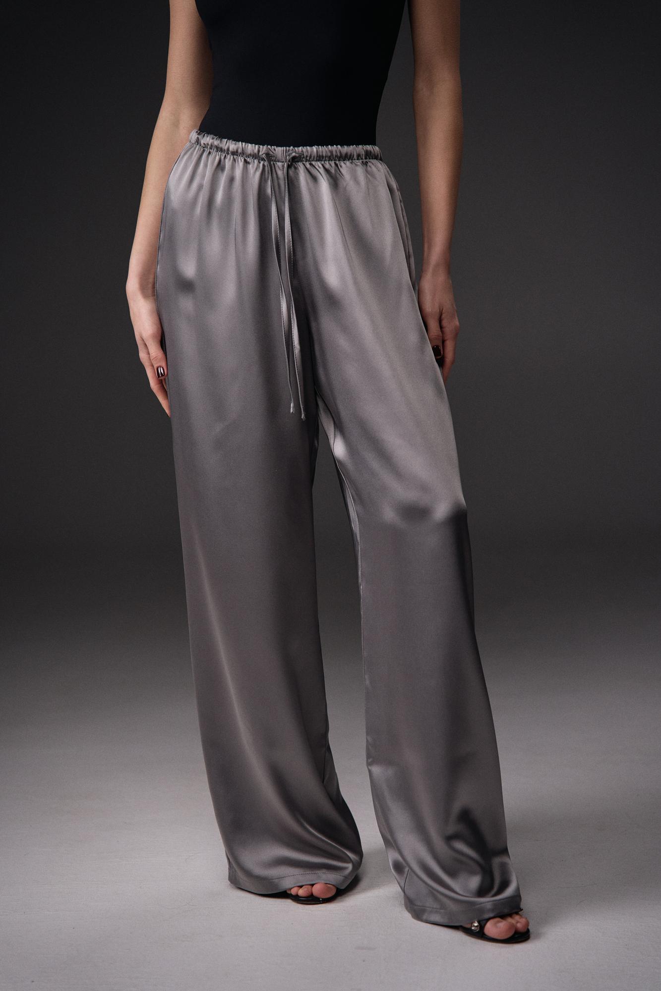 Вільні сатинові штани
