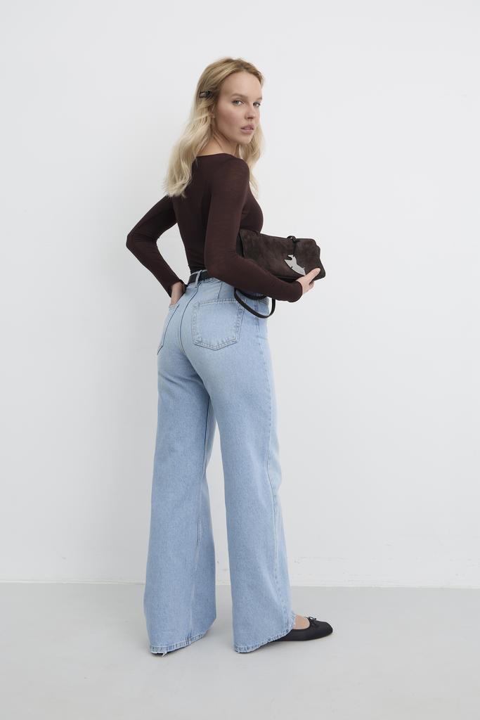 ДЖИНСИ ПАЛАЦЦО СВІТЛО БЛАКИТНІ