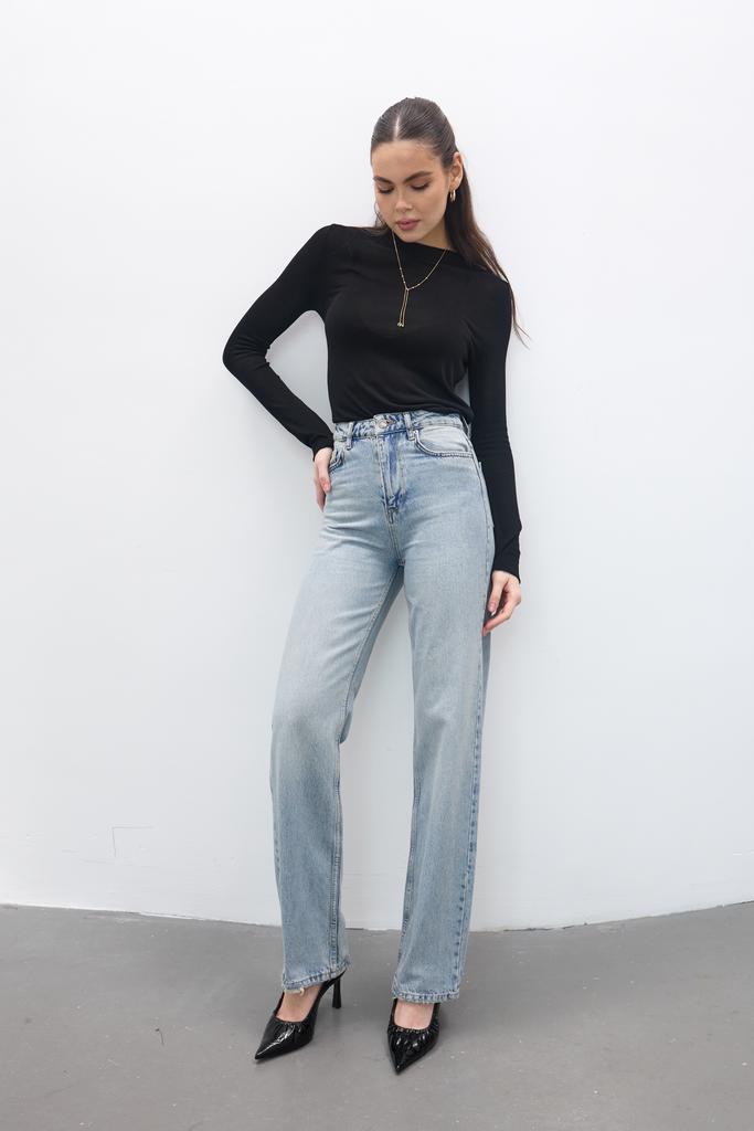 ДЖИНСИ ПРЯМІ ВАРЕНИЙ ДЕНІМ