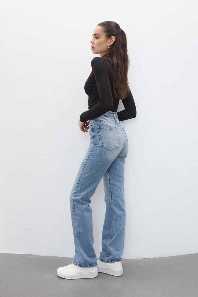 ДЖИНСИ ПРЯМІ ВАРЕНИЙ ДЕНІМ