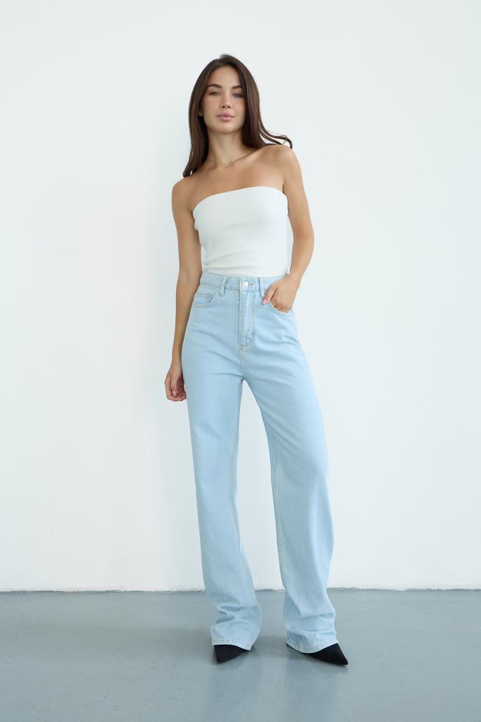 ДЖИНСИ ПРЯМІ NP БЛАКИТНІ