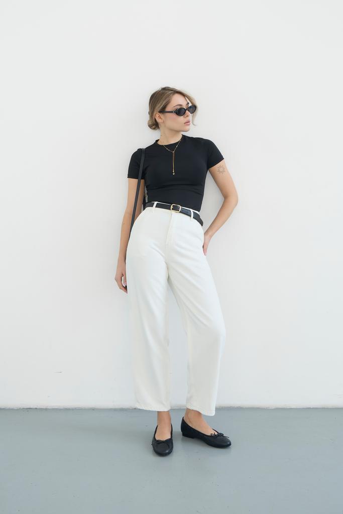 ДЖИНСИ СЛОУЧІ МОЛОЧНІ