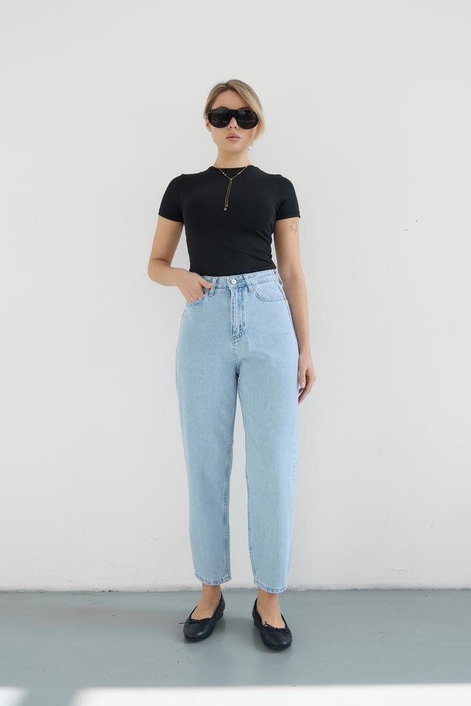 ДЖИНСИ МОМ БЛАКИТНИЙ