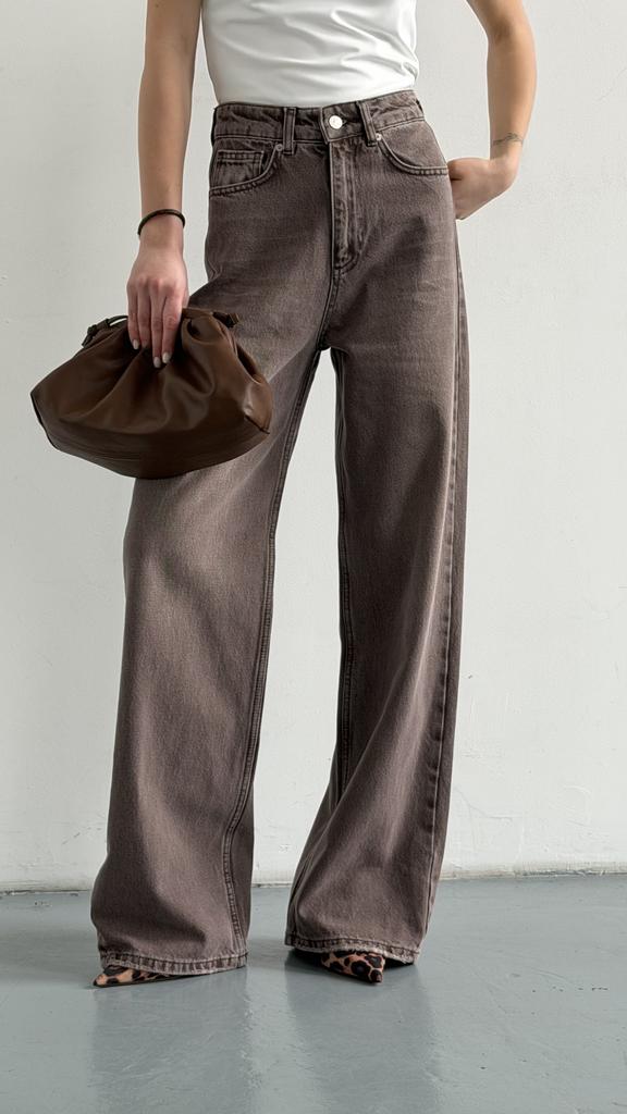 ДЖИНСИ ПАЛАЦЦО КОРИЧНЕВІ