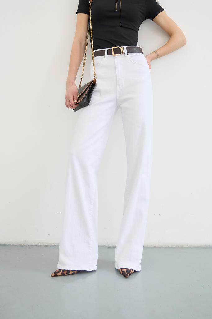ДЖИНСИ ПРЯМІ БІЛІ