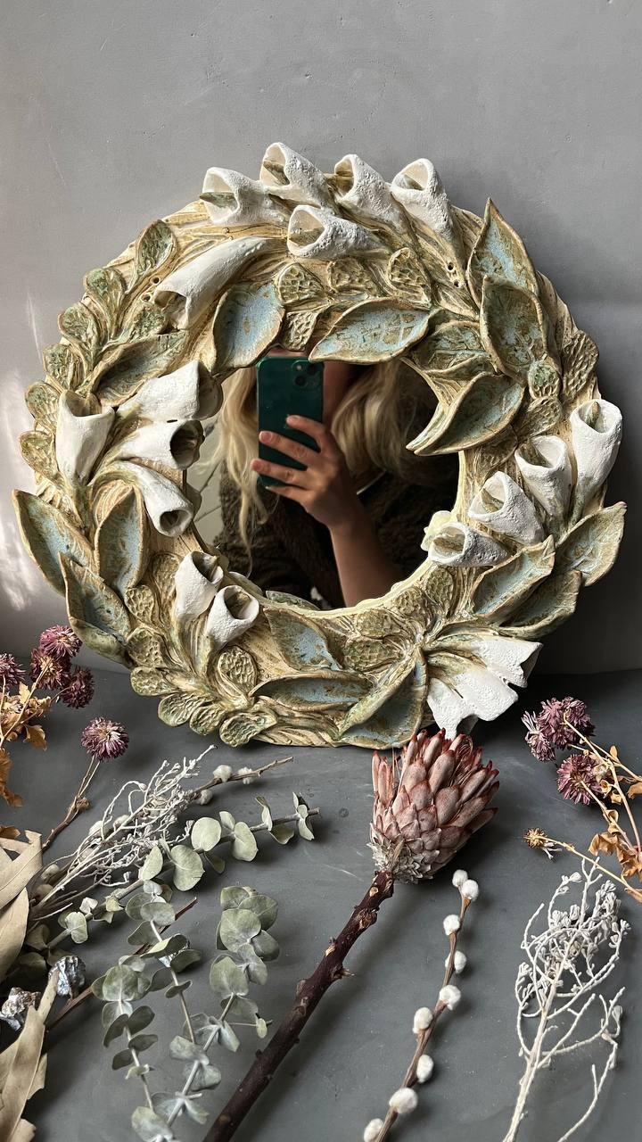 Купить Шкаф-купе. Зеркало с цветами в Санкт-Петербурге | Мебельная фабрика АКЕЯ