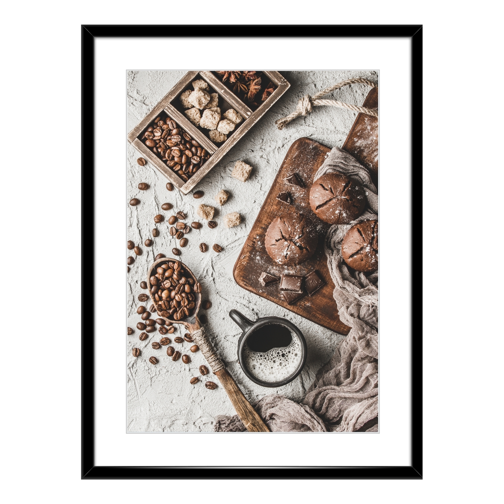Постер кофе на кухню