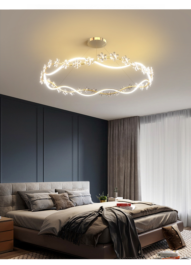 Люстра подвесная shuijin-lv-60CM-3color, LED