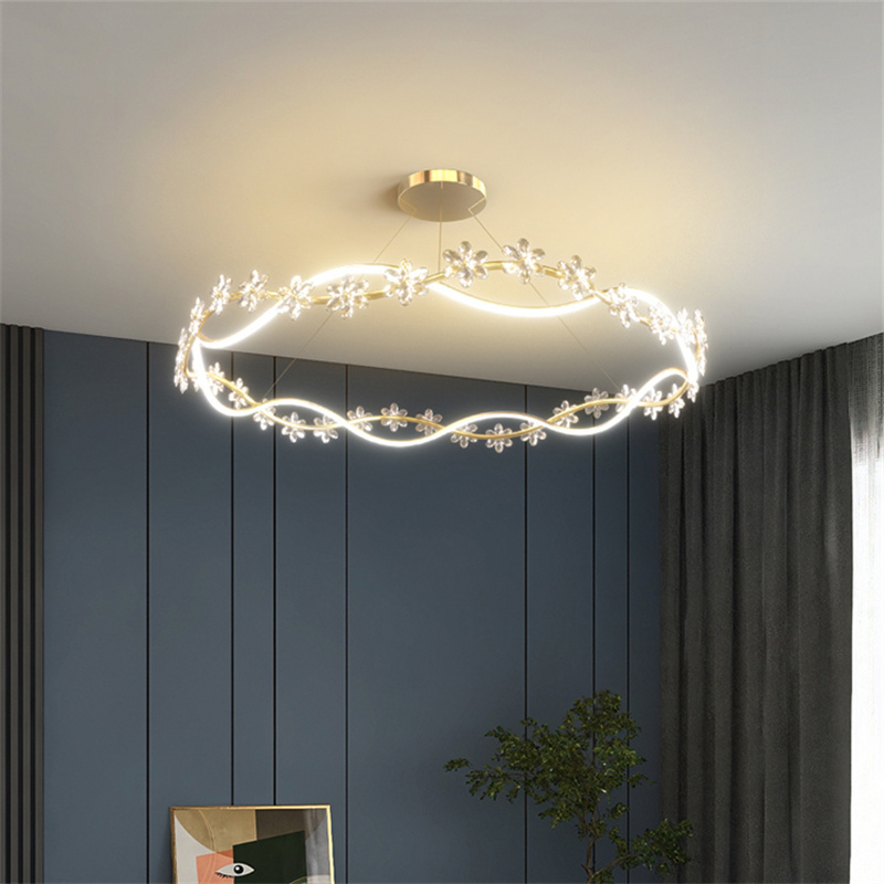 Люстра подвесная shuijin-lv-60CM-3color, LED