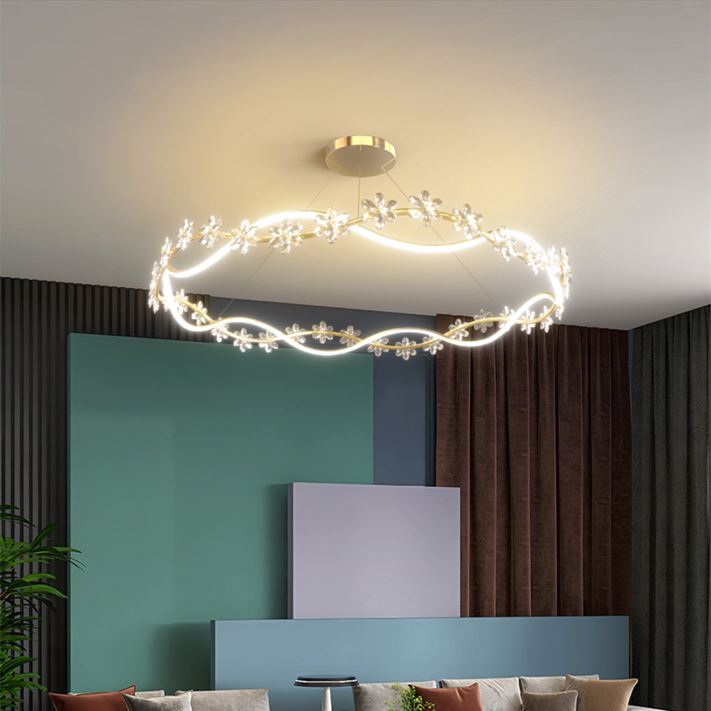 Люстра подвесная shuijin-lv-60CM-3color, LED