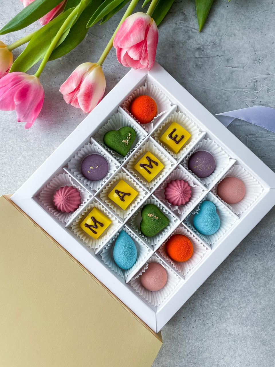 Набор конфет АтАг С Днем Мамы! в ассортименте (цвет упаковки по наличию)