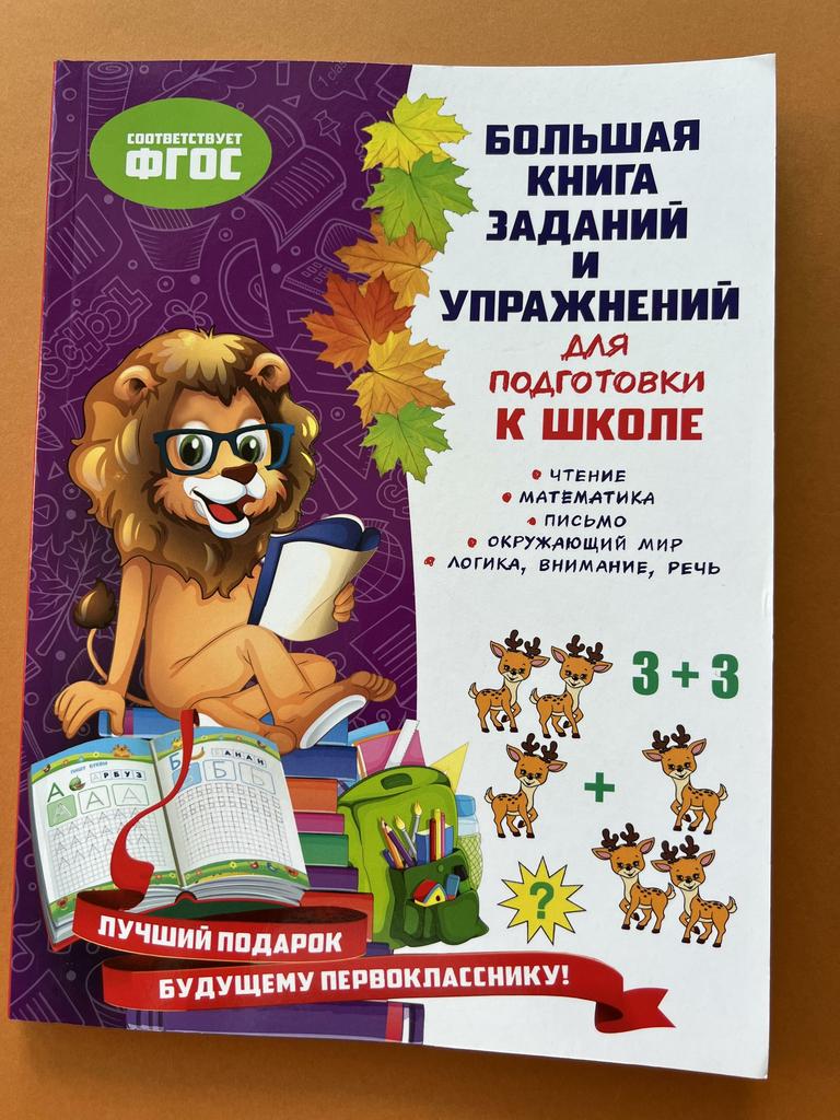 Большая книга заданий и упражнений для подготовки к школе