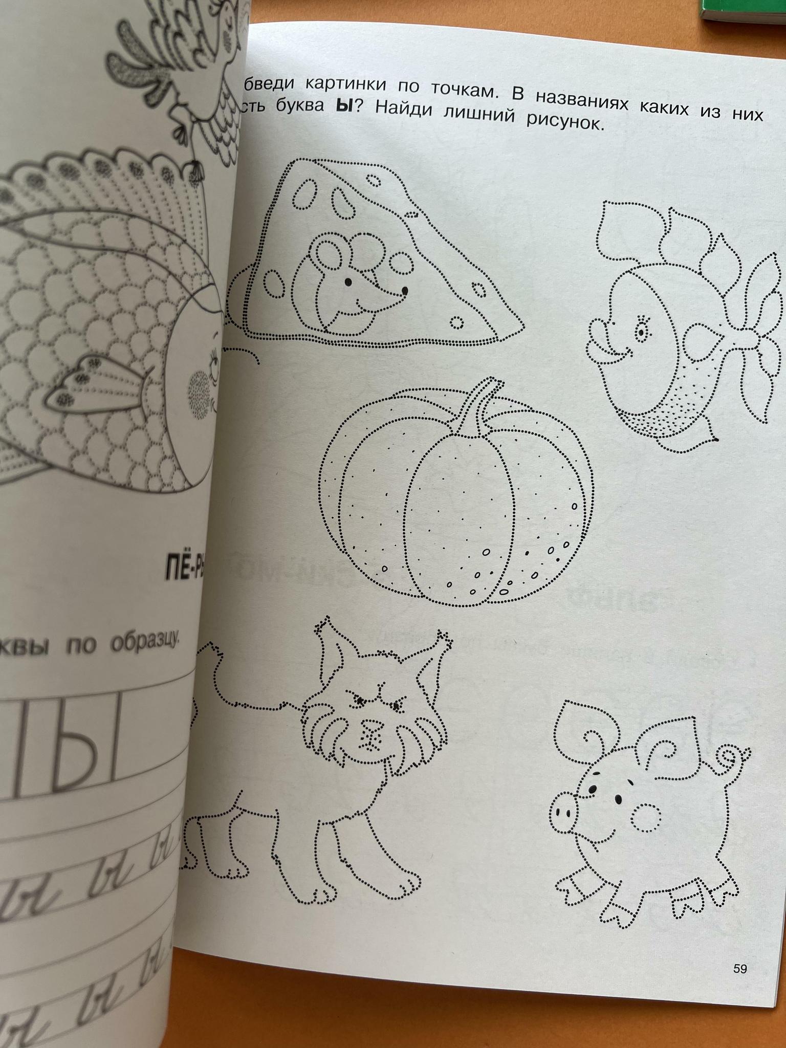 Азбука и прописи в одной книге