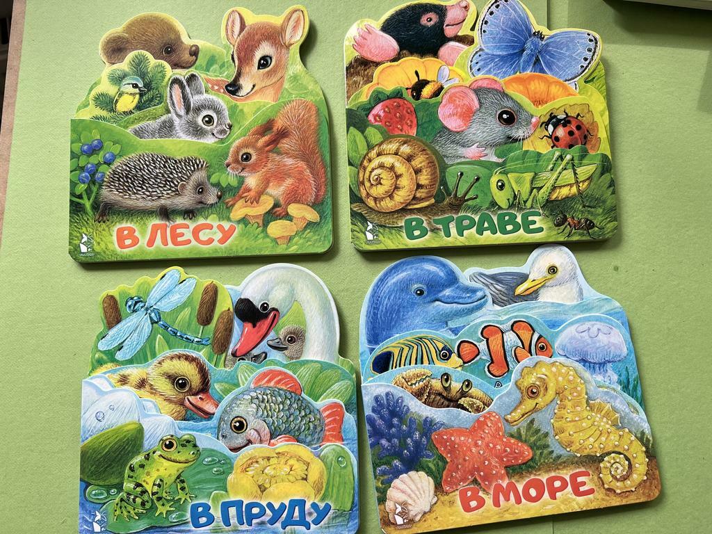 Книжки для малышей с фигурными страницами