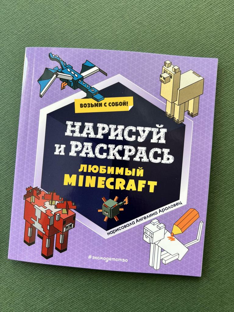 Найди и раскрась. Любимый майнкрафт