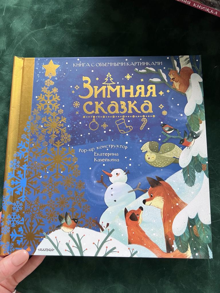 Зимняя сказка. Книга с объемными картинками