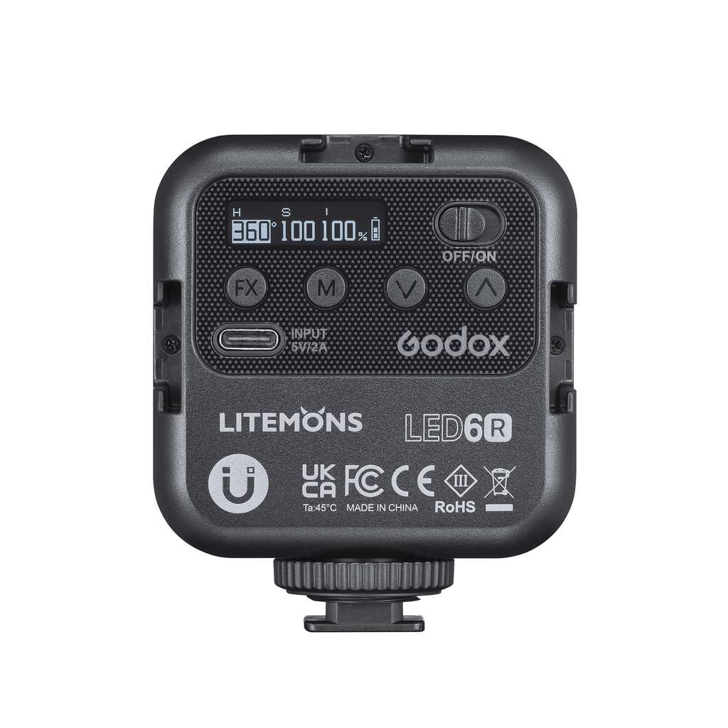 Godox.pro Осветитель светодиодный Godox LITEMONS LED6R RGB накамерный  купить. Гарантия 2 года. Официальный товар