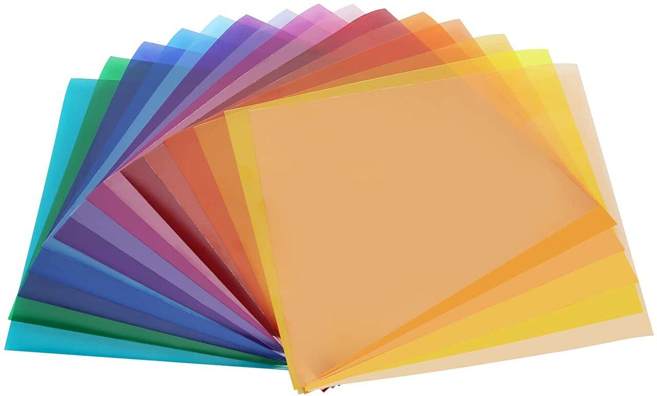 Купить цветные гелевые фильтры для студийного света в магазине апекс124.рф