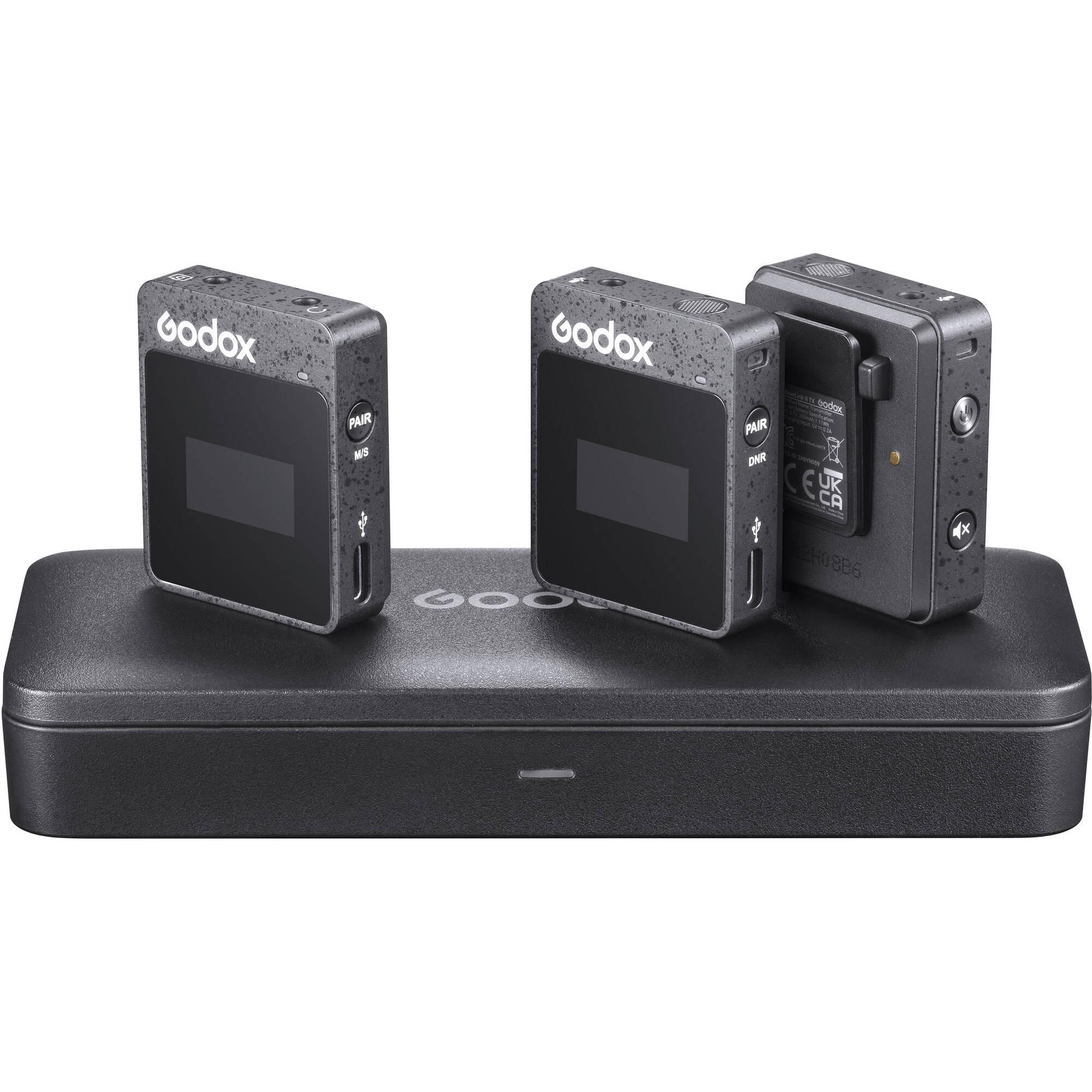 Godox.pro Петличная радиосистема Godox MoveLink II M2 купить. Гарантия 2  года. Официальный товар